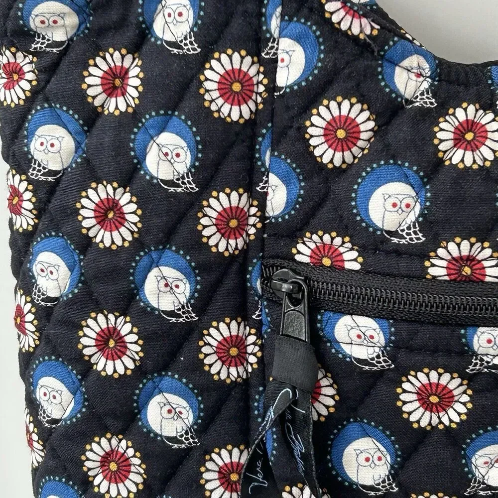 Vera Bradley Handbag Night Owl Pattern Tote Bag Pockets Classic Bag